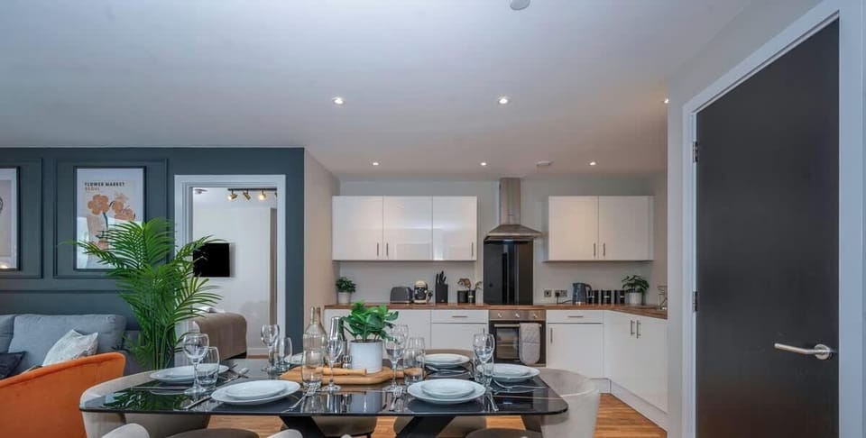 Dining at Valore Property Services Short Lets & Serviced Accommodation