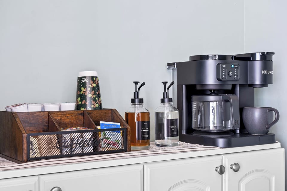 Brew your favorite blend at this cozy coffee corner ☕💫