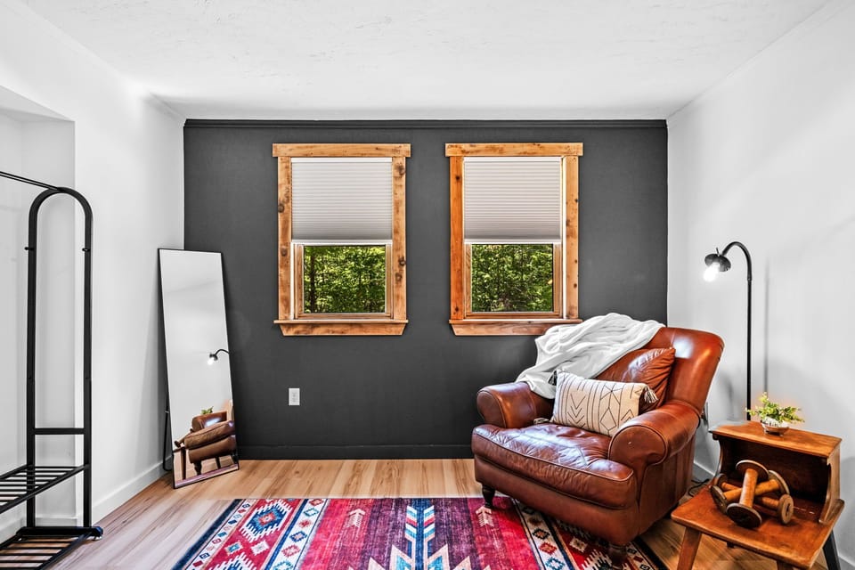 Relax in out sitting area of the Primary bedroom.
