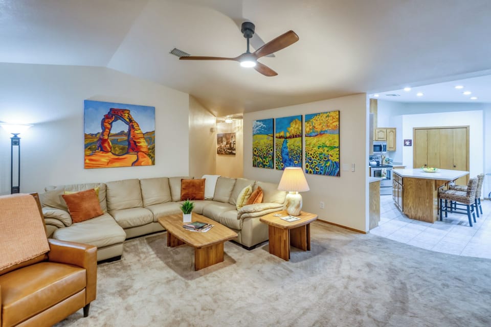 sectional sofa and reclining chair
