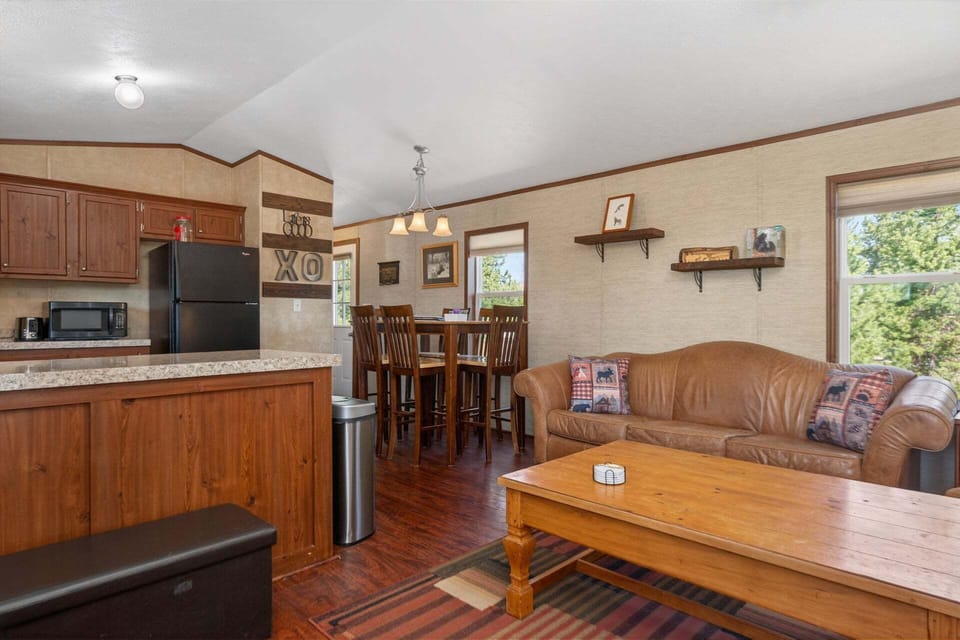 Kitchen, Living, and Dining Room