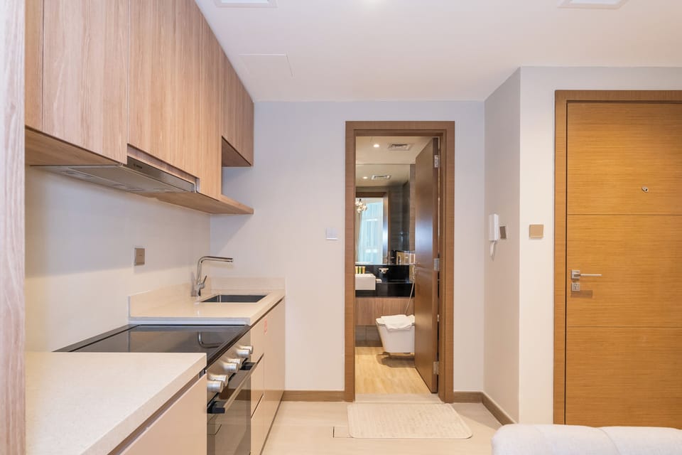 Studio, Balcony, City View | Private kitchen | Espresso maker, electric kettle