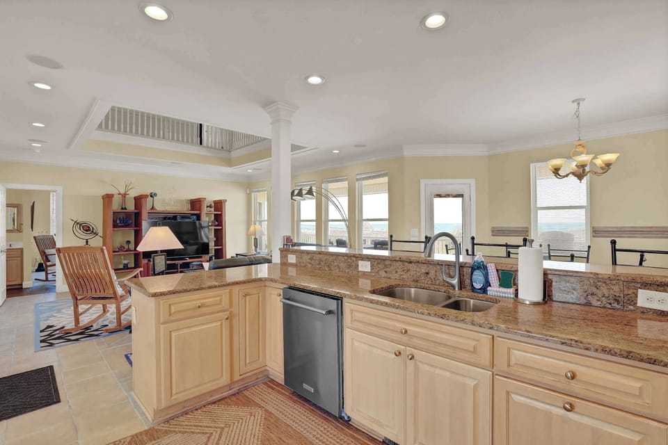 Cook while staying connected—this open layout invites laughter, conversation, and easy flow from kitchen to table.