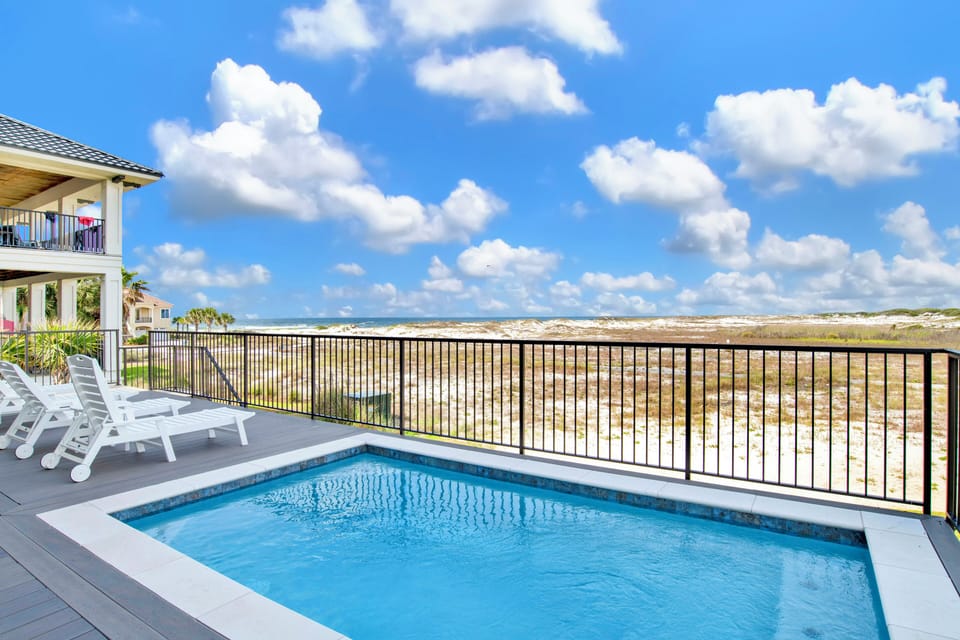 Private pool that can be heated in the cooler months