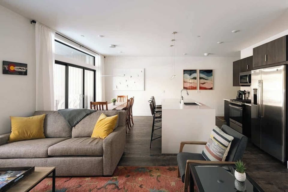 Seating in the living area, including a sleeper sofa