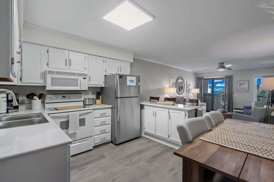 Spacious Kitchen with Bar Seating