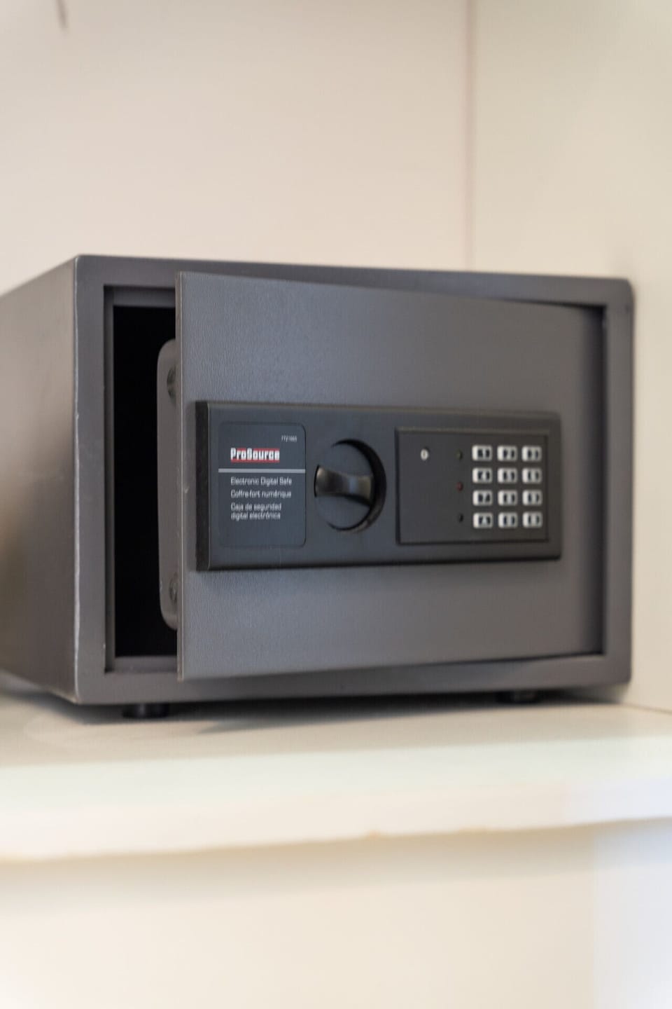 Safe in the master closet Keep your valuables secure in the in-room safe located in the master bedroom closet. Travel stress-free knowing your belongings are protected.