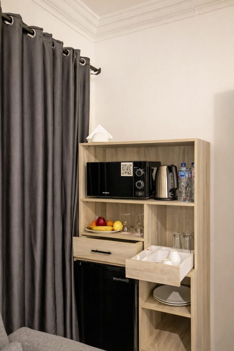 Deluxe Double Room, Non Smoking, River View | In-room safe, desk, laptop workspace, blackout drapes