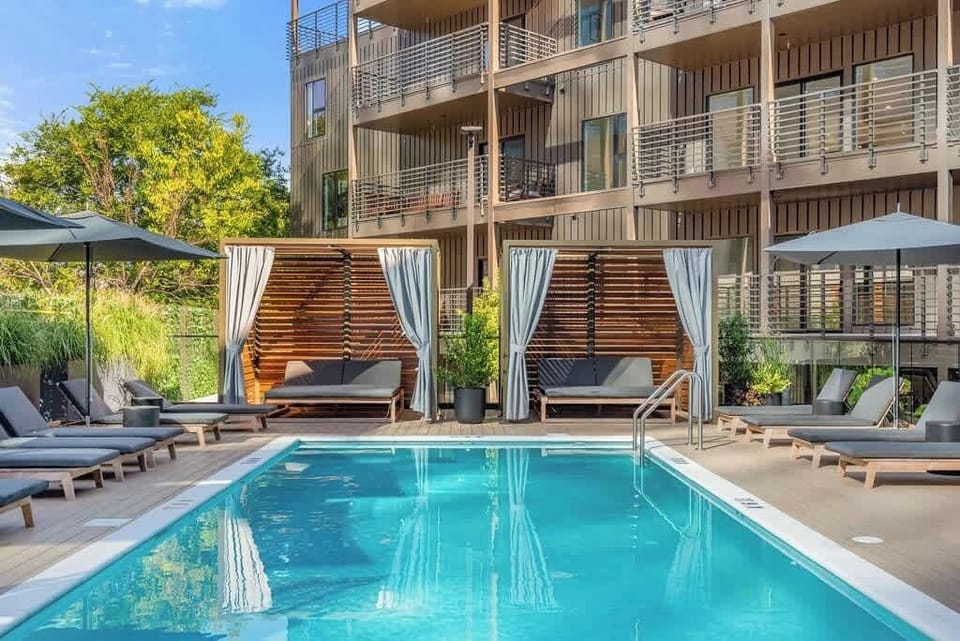 Relax by the pool or take a swim