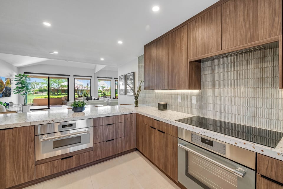 Built-In Convection Microwave and Oven. Induction cooktop! 