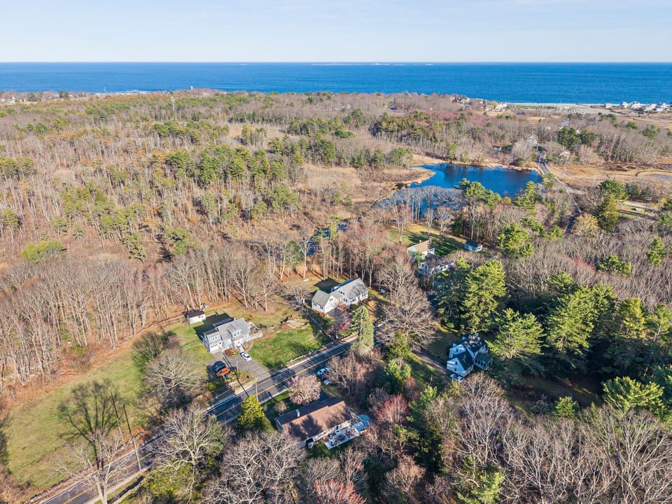 Aerial view of the home!