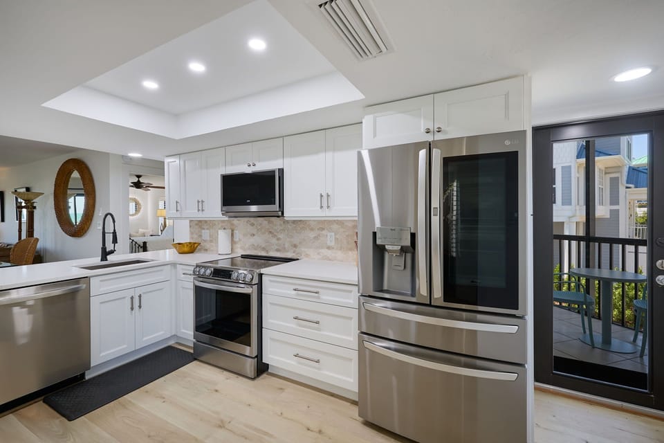 Large chef's kitchen with ThinQ Appliances