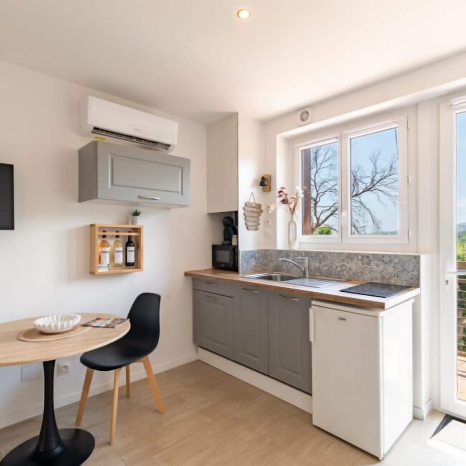 Classic Studio, Balcony, Mountain View | Private kitchen