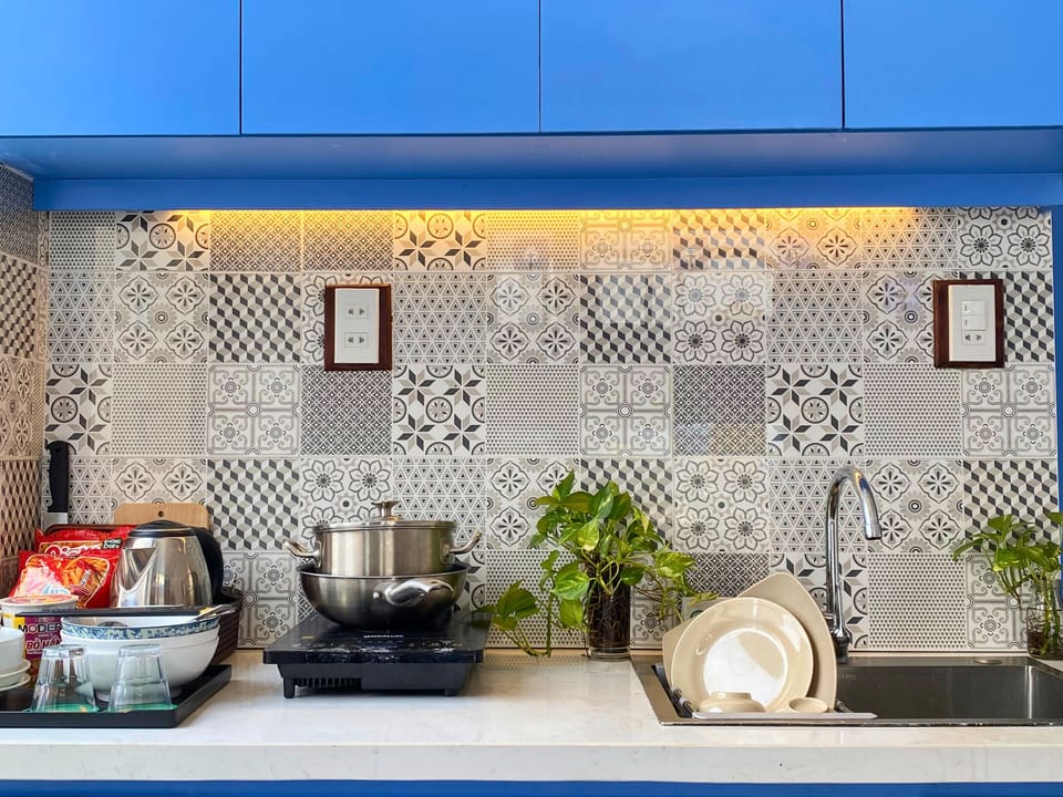 Family Quadruple Room, Kitchen | Private kitchen