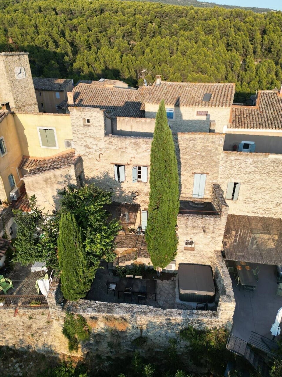 maison vue drone