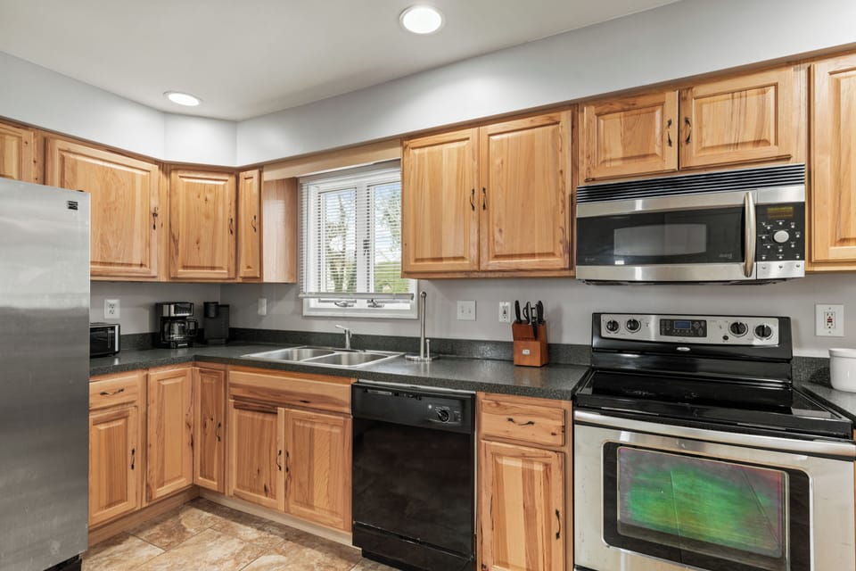The Dishwasher makes clean up easy-breezy!