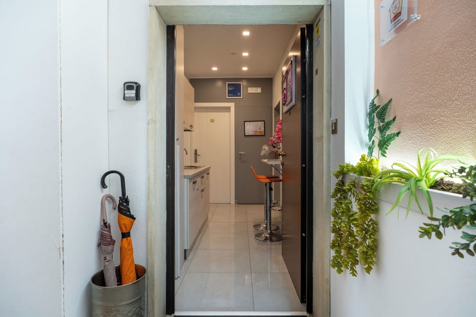 Interior entrance