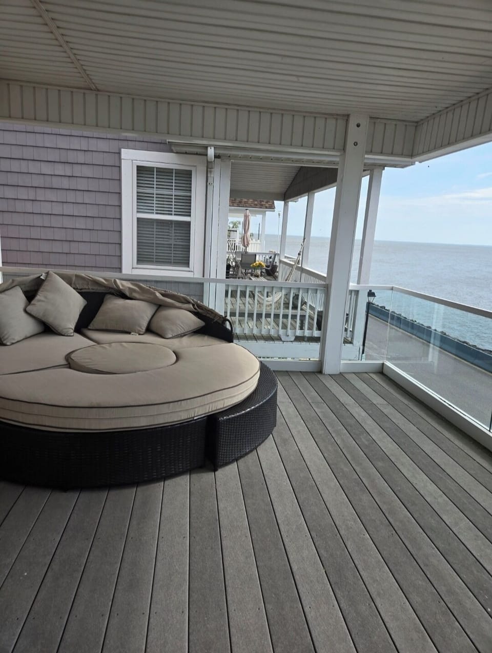 Deck outside main bedroom