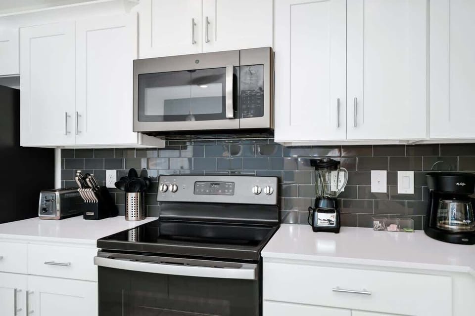 Cook up your favorites in a fully equipped kitchen with everything you need — just like home!