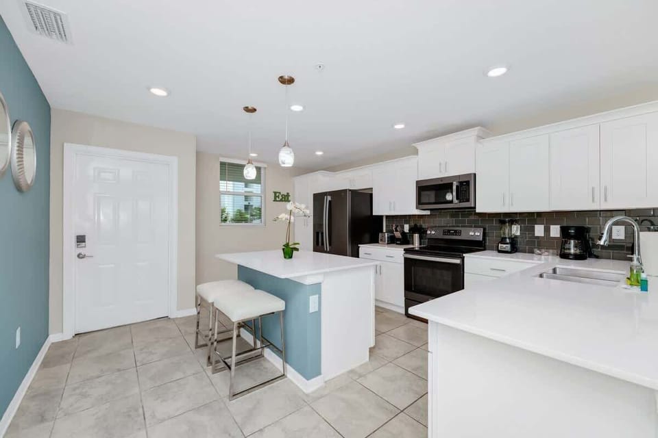 Cook up your favorites in a fully equipped kitchen with everything you need — just like home!