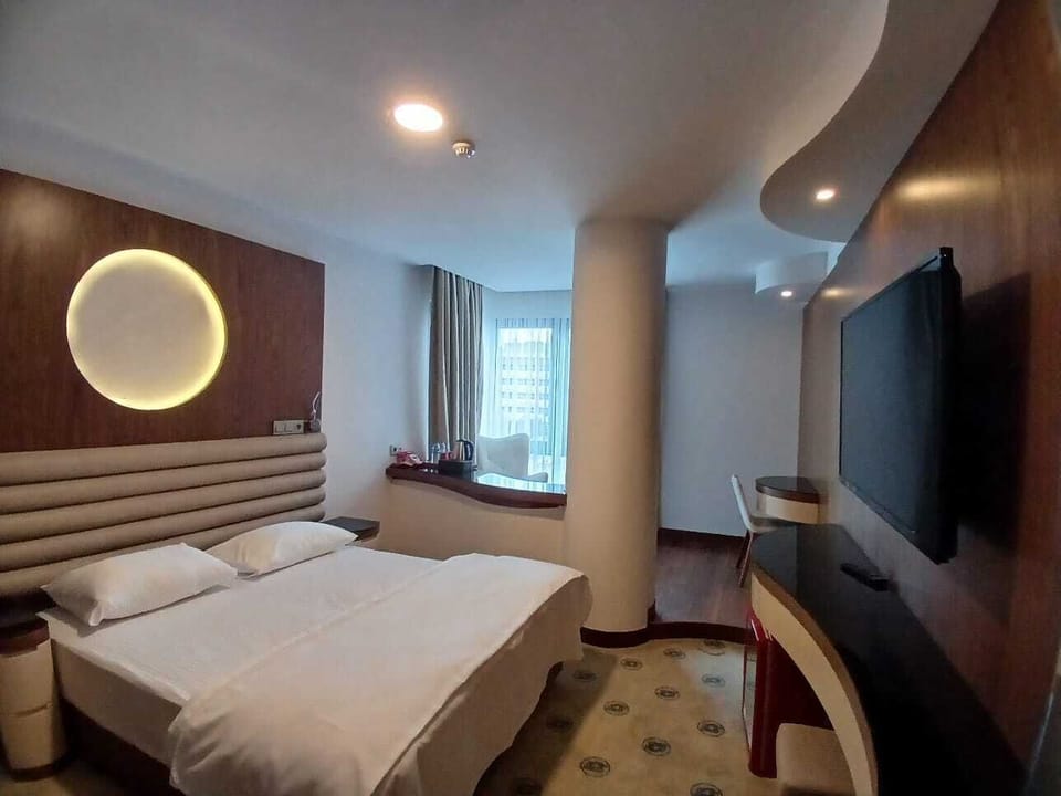 Down comforters, Tempur-Pedic beds, soundproofing, free WiFi