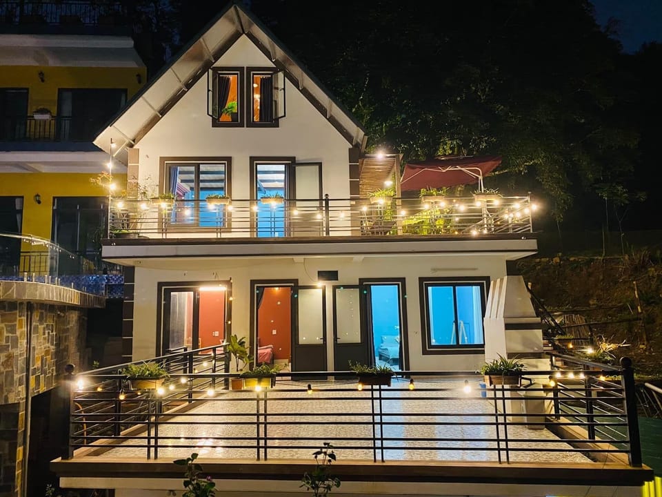 Front of property - evening/night
