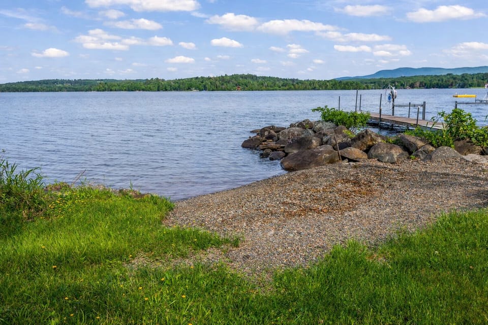 Beach for walk-in access to Rangeley Lake