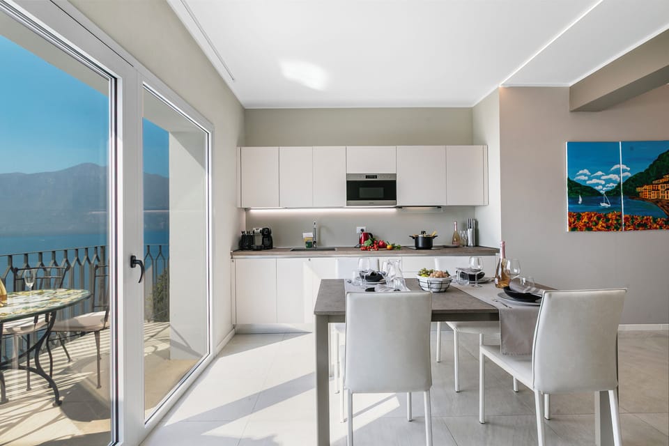 Kitchen and dining area