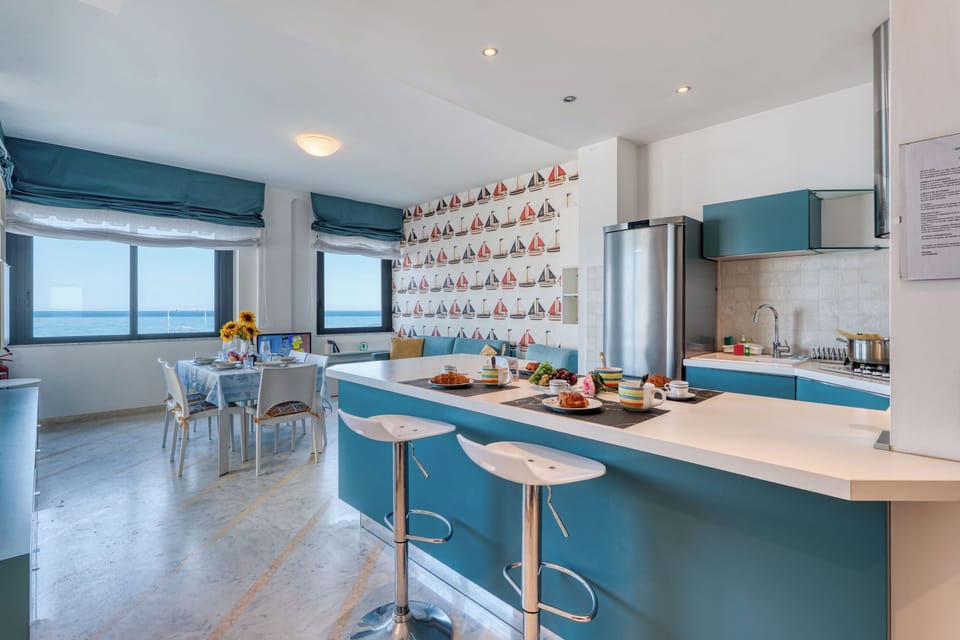 Kitchen and dining area