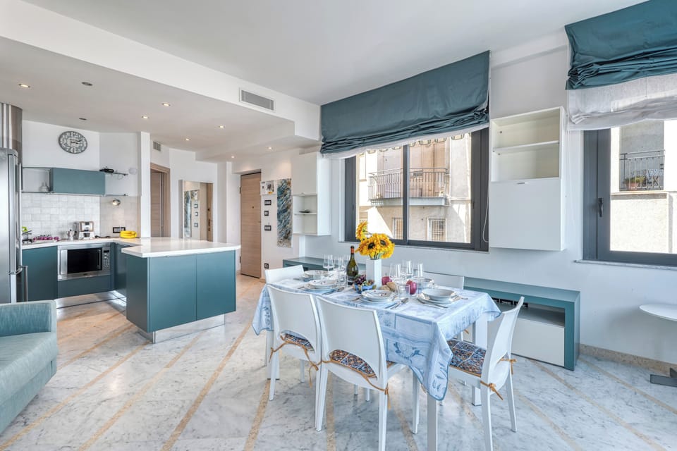 Kitchen and dining area