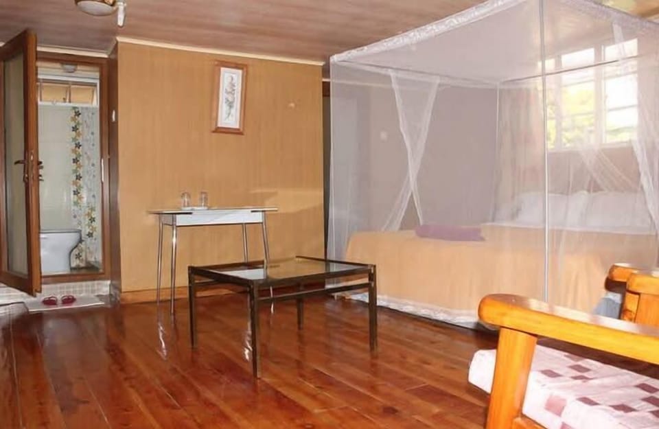 Classic Double Room, Garden View | Desk, laptop workspace, iron/ironing board, free WiFi