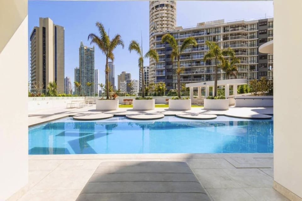 There's also an equally amazing outdoor pool on the level 5