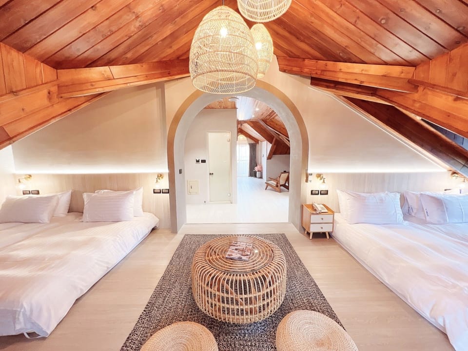 Panoramic Quadruple Room | Down comforters, blackout drapes, free WiFi, bed sheets