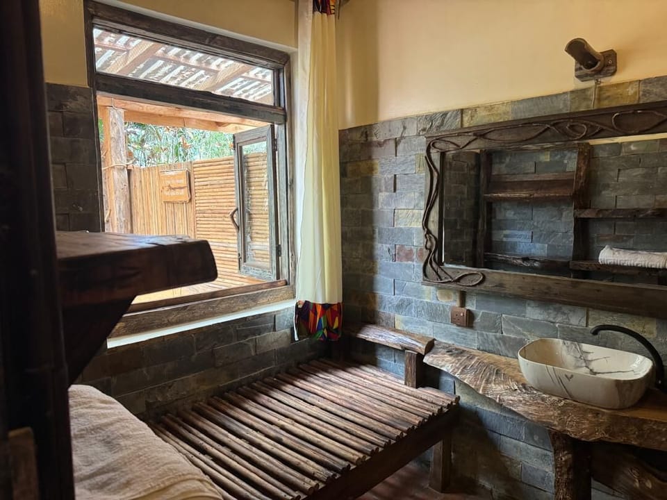 Family Triple Room, City View | Bathroom | Shower, slippers, towels, soap