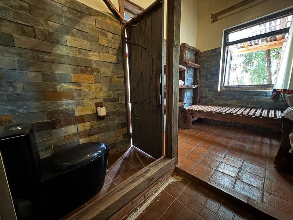 Family Triple Room, City View | Bathroom | Shower, slippers, towels, soap