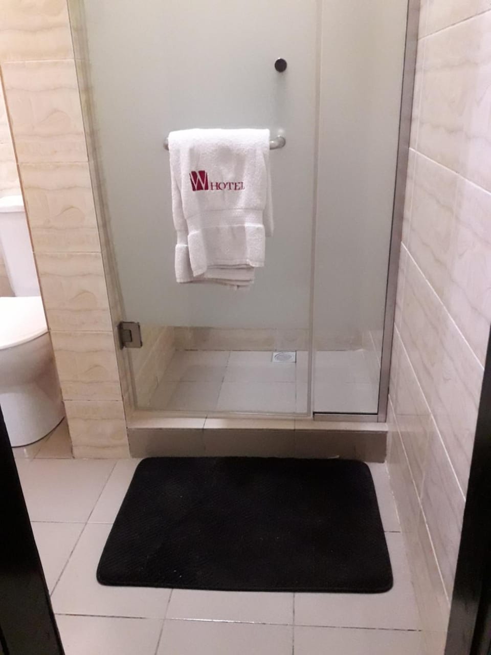 Free toiletries, hair dryer, towels