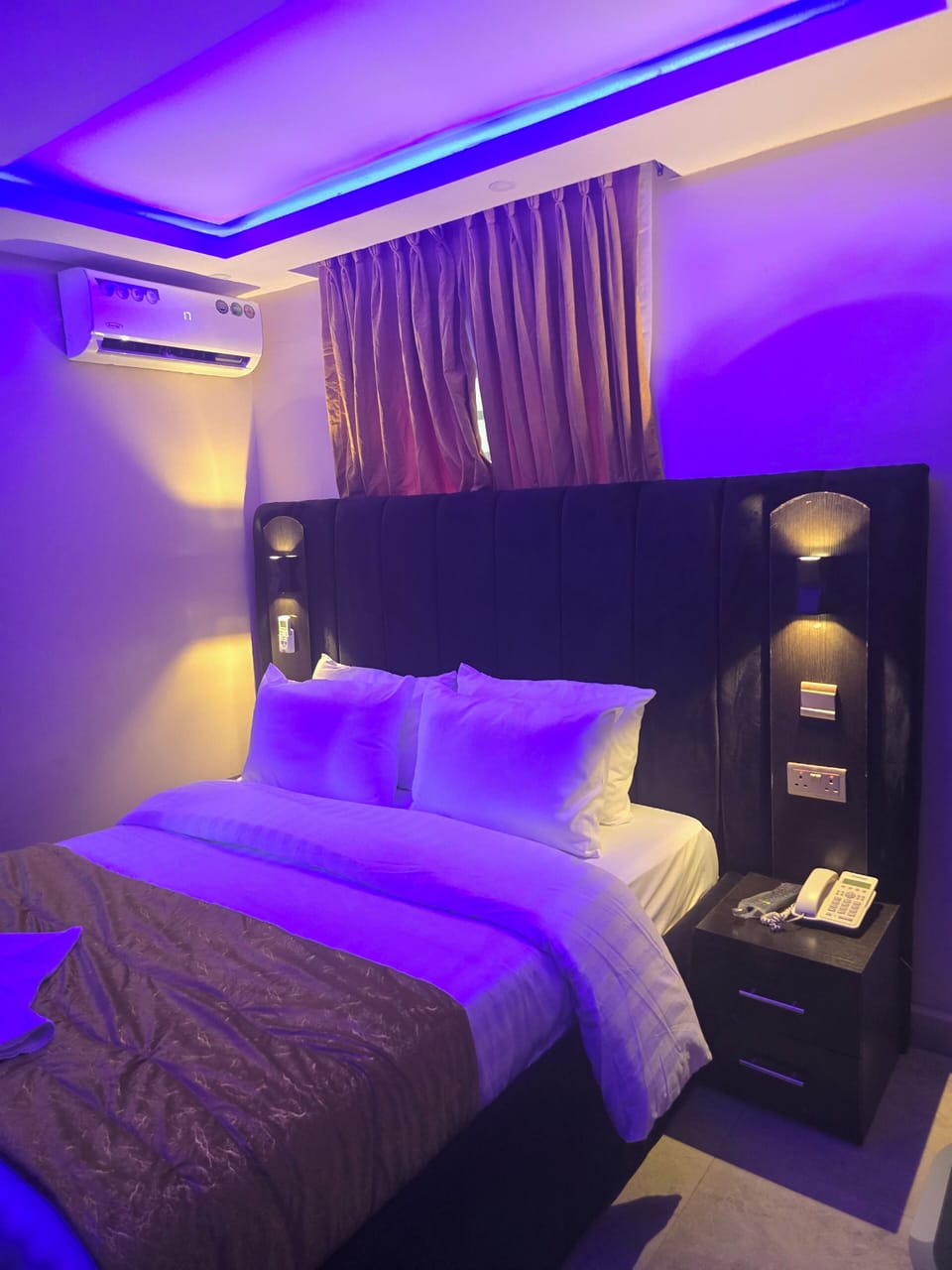 Premium bedding, memory foam beds, minibar, soundproofing