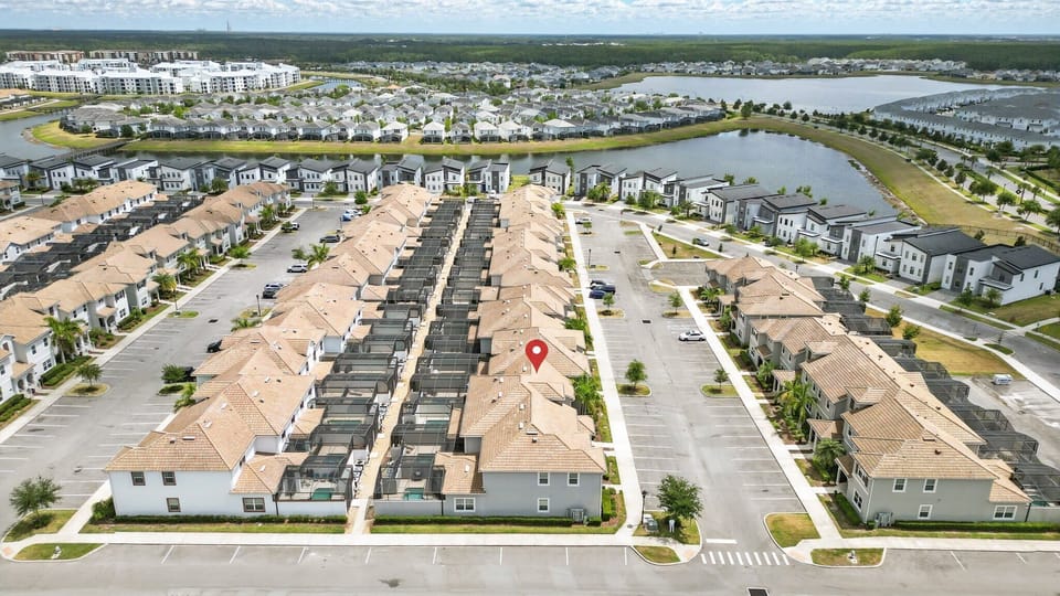 Panoramic Drone View of the Storey Lake Neighborhood