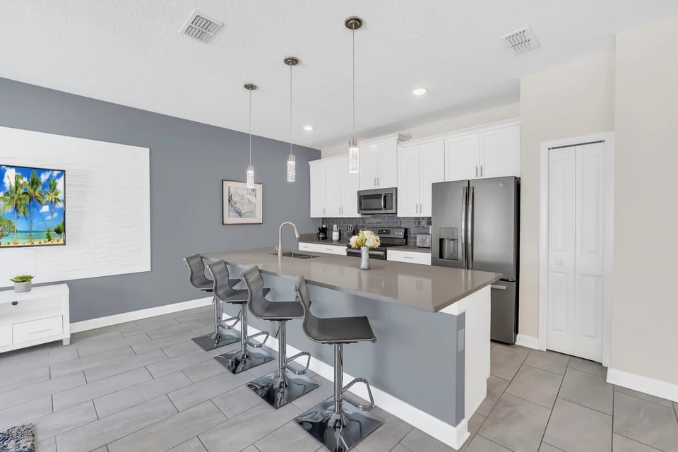 Spacious Kitchen Counter with Ample Prep Space
