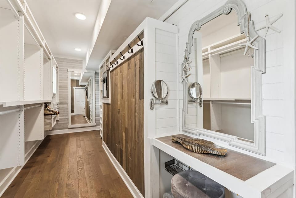 Large Walk-in Closet in Primary Bedroom at 62 Dune Lane