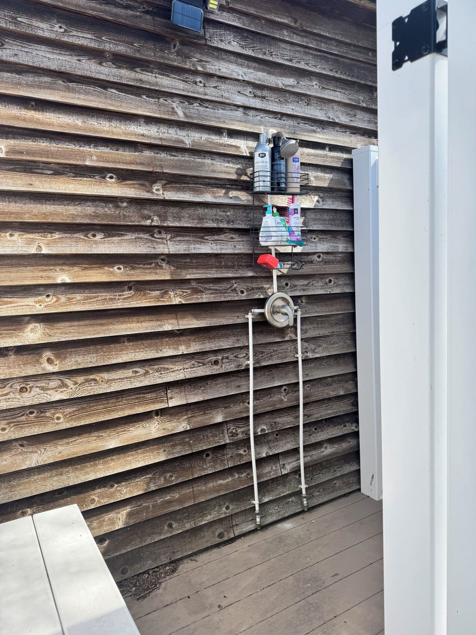 Outside shower