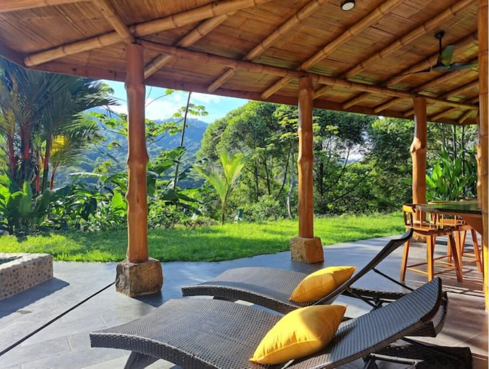 Pool Chairs in outside living space. Perfect spot to relax and read a book! 
