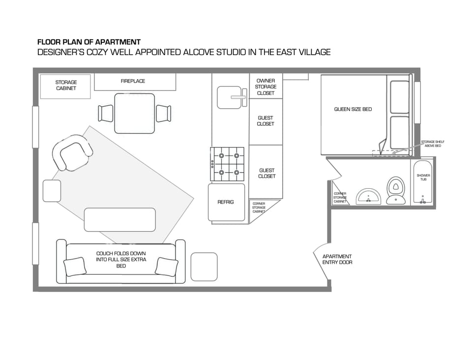 Floor plan - Apartment layout 