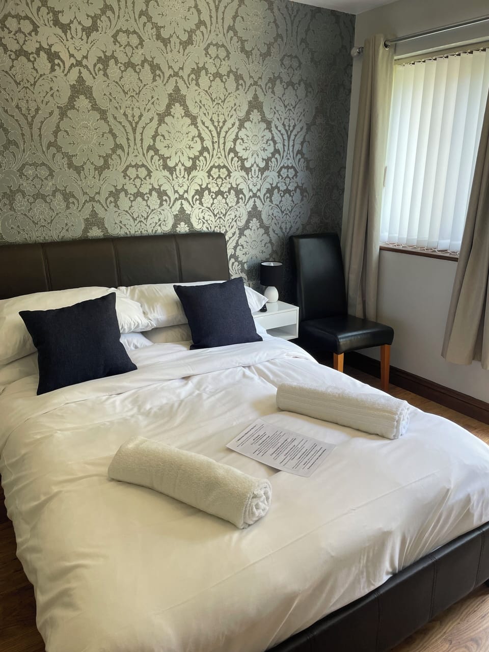 Room 5 at the Huntsman Inn - (Private Double Room at the Inn) | Individually decorated, desk, laptop workspace, blackout drapes