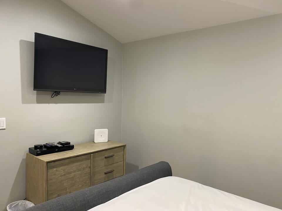 Bedroom TV and dresser