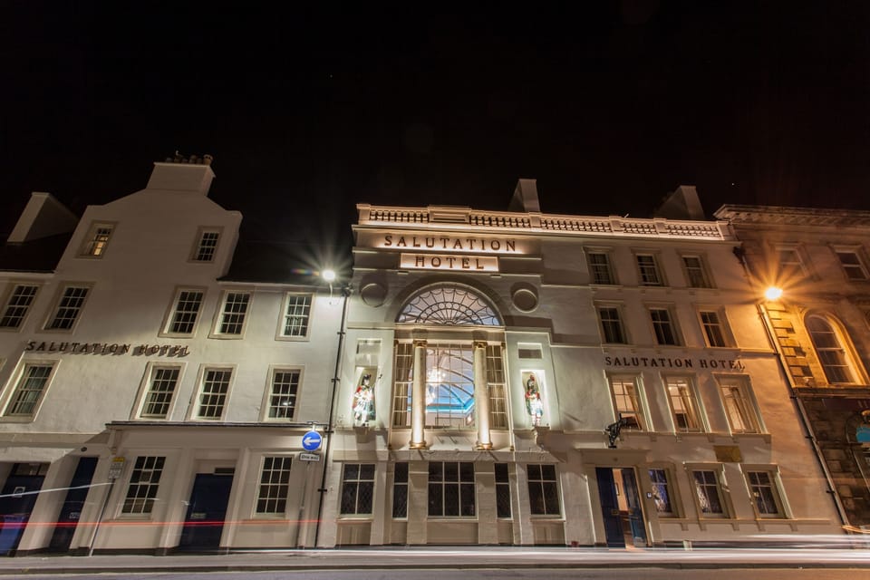 Front of property - evening/night