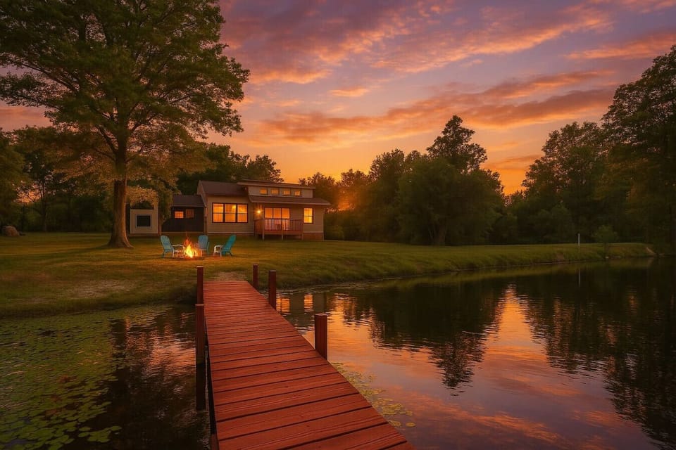 Garden| Dock | Campfire | Pond