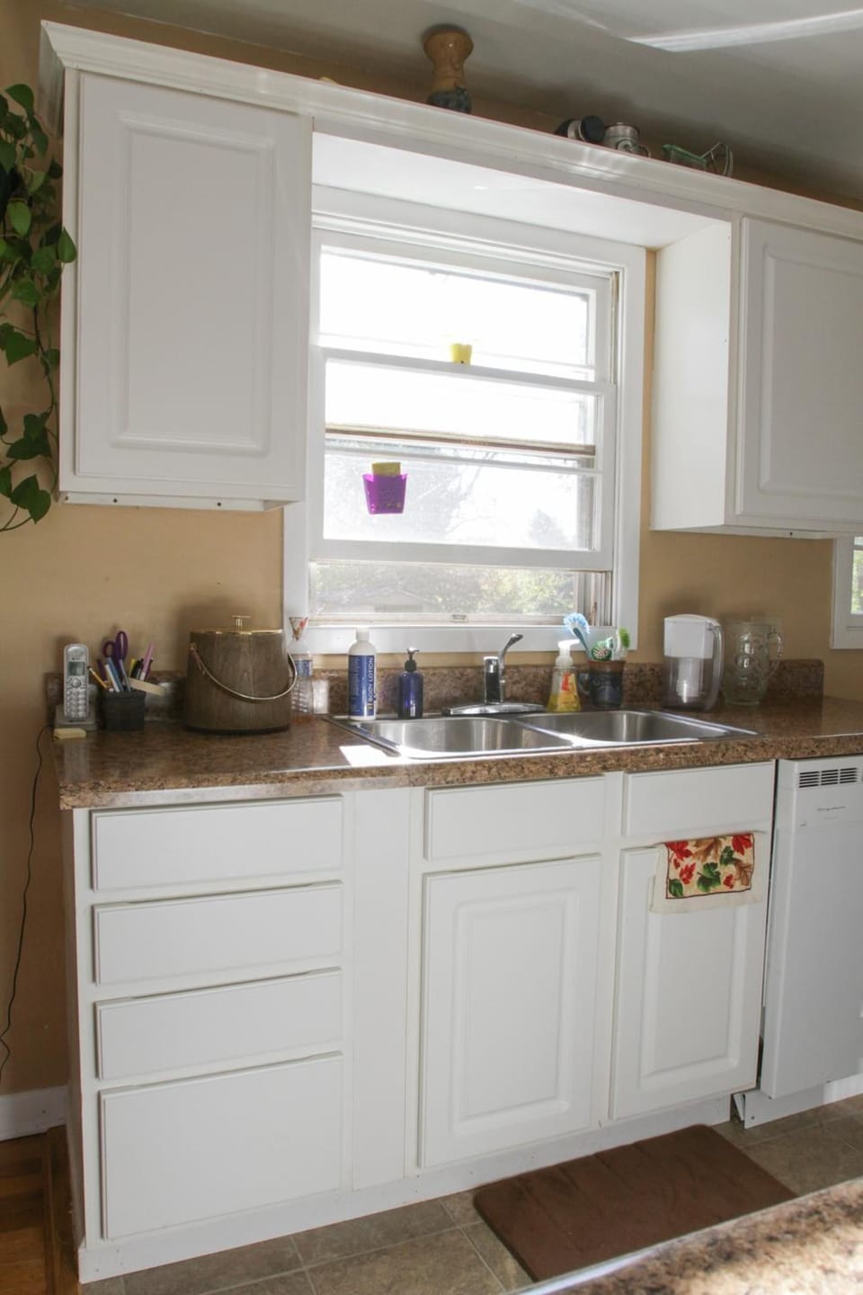 Full-size fridge, microwave, oven, stovetop