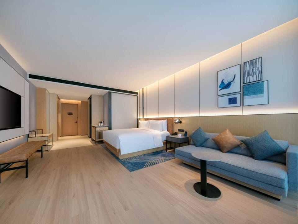 Room, 1 King Bed with Sofa bed, City View | Down comforters, minibar, in-room safe, blackout drapes