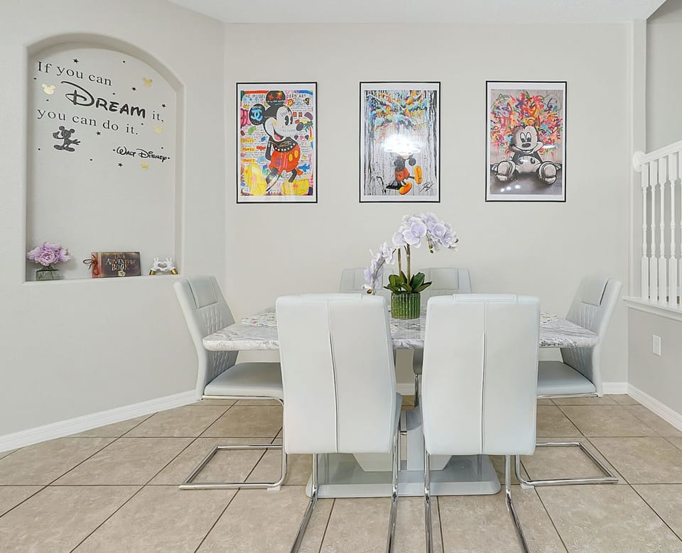 Enjoy breakfast, lunch, or dinner in the dining area!